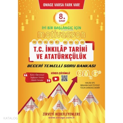 8. Sınıf Omage Motivasyon T.C. İnkılap Tarihi Ve Atatürkçülük Soru Bankası