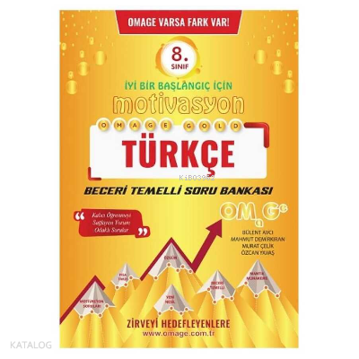 8. Sınıf Omage Motivasyon Türkçe Soru Bankası