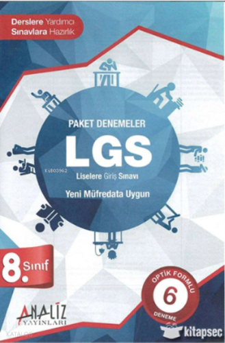 8.Sınıf Paket Deneme 6 'Lı (Optik Formlu)