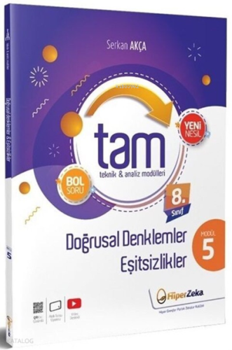 8. Sınıf TAM Matematik 5 | Doğrusal Denklemler | benlikitap.com