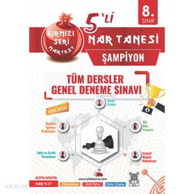8. Sınıf Tüm Dersler Genel Deneme Sınavı Şampiyon | benlikitap.com
