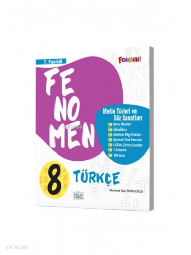 8. Sınıf Türkçe 7. Fasikül (Metin Türleri Ve Söz Sanatları) | benlikit