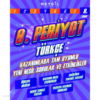 8. Sınıf Türkçe Periyot | benlikitap.com