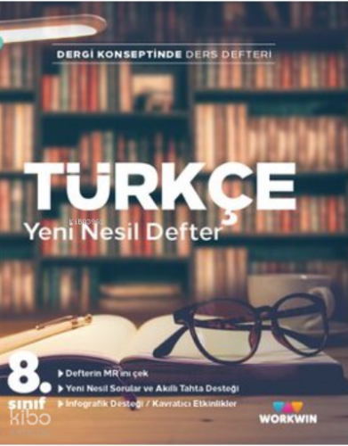 8. Sınıf Türkçe Yeni Nesil Defter Workwin Yayınları | benlikitap.com