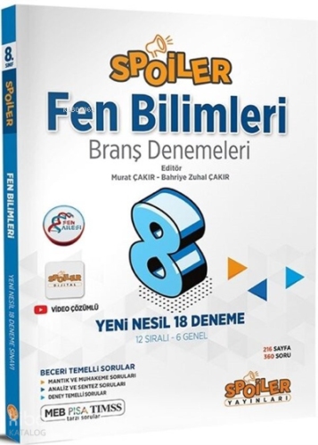 8.Spoıler Brans Fen Bıl Deneme