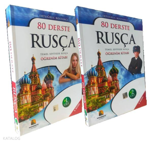 80 Derste Rusça Öğrenim Kitabı 2 Cilt | benlikitap.com