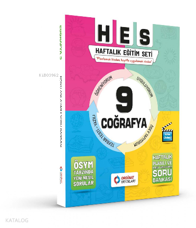 9. Sınıf Coğrafya  Set ( Hes Serisi )