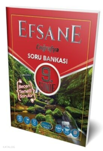 9.Sınıf Coğrafya Soru Bankası Efsane Yayınları