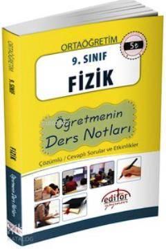 9. Sınıf Fizik Öğretmenin Ders Notları