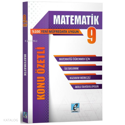 9. Sınıf Matematik Konu Özetli Soru Bankası | benlikitap.com