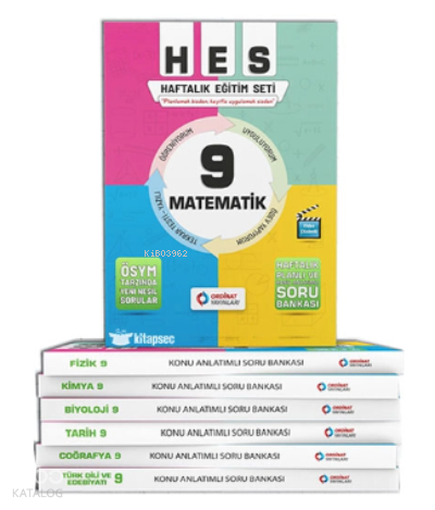 9. Sınıf Matematik Set ( Hes Serisi ) | benlikitap.com