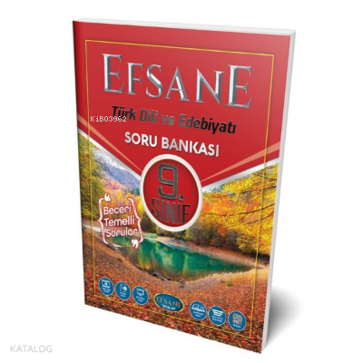 9.Sınıf Türk Dili ve Edebiyatı Soru Bankası Efsane Yayınları