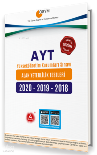 A Yayınları Ayt Video Çözümlü Tıpkı Basım Çıkmış Sorular -2021 | benli
