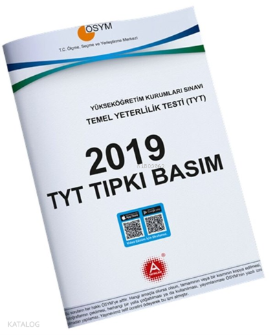 A Yayınları Tyt 2019 Tıpkı Basım -2021 | benlikitap.com
