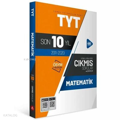 A Yayınları Tyt Ayt Matematik Son 10 Yıl Çıkm -2021 | benlikitap.com