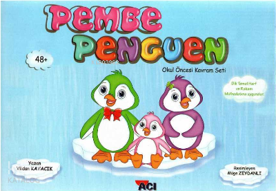 Açı Yayınları Pembe Penguen Kavram Seti (6 Kitap) +4 Yaş | benlikitap.
