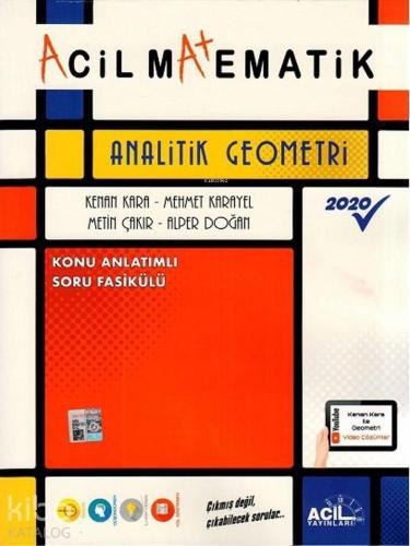 Acil Yayınları Analitik Geometri Konu Anlatımlı Soru Fasikülü Acil