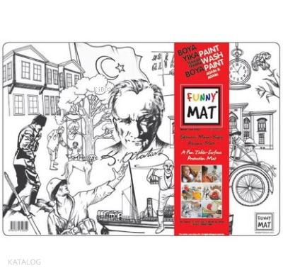 Akademi Çocuk-Funny Mat - MUSTAFA KEMAL ATATÜRK | benlikitap.com