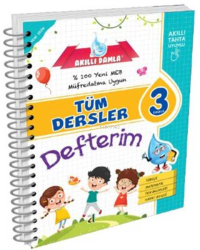 Akıllı Damla Tüm Dersler Defterim - 3