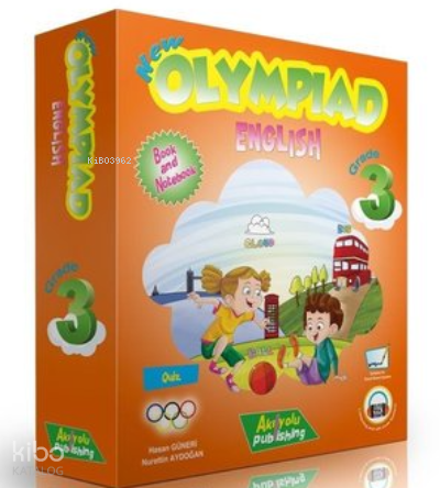 Akılyolu Publishing 3.Sınıf Yeni Olimpiyat İngilizce 3'Lü Eğitim Seti-