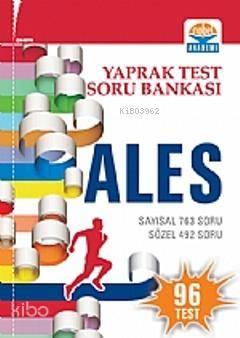 ALES Yaprak Test Soru Bankası; Sayısal 763 Soru - Sözel 492 Soru | ben