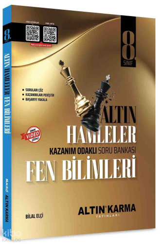 Altın Karma 8. Sınıf Fen Bilimleri Altın Hamleler Kazanım Odaklı Soru Bankası