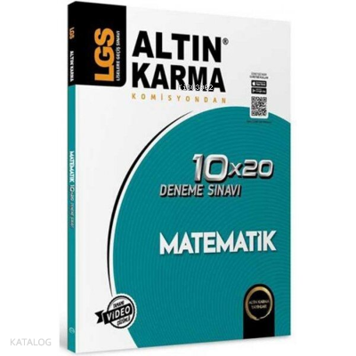 Altın Karma 8.Sınıf LGS Matematik 10x20 Deneme Sınavı | benlikitap.com