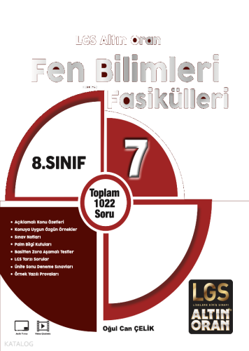 Altın Oran 8. Sınıf Fen Bilimleri Fasikülleri (7 Fasikül) | benlikitap