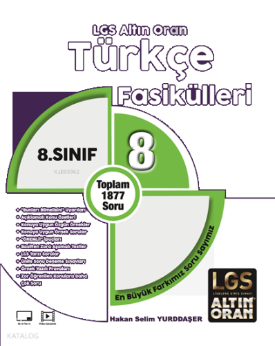 Altın Oran 8. Sınıf Türkçe Fasikülleri