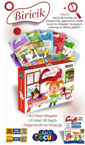 Analiz Yayıncılık Biricik Serisi 10'lu Hİkaye Seti Büyük Boy | benliki