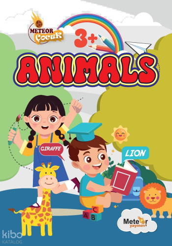 Animals (Hayvanlar) ;Türkçe – İngilizce Boyama Kitabı | benlikitap.com