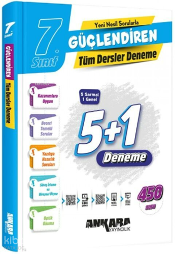 Ankara Yayıncılık 7. Sınıf Tüm Dersler Güçlendiren Denemeleri | benlik