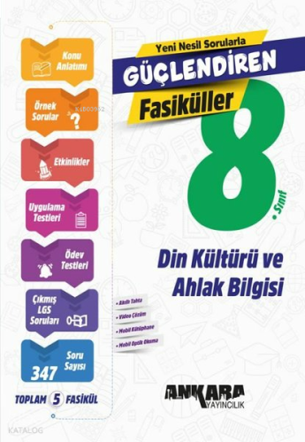 Ankara Yayıncılık 8. Sınıf Din Kültürü ve Ahlak Bilgisi Güçlendiren Fa