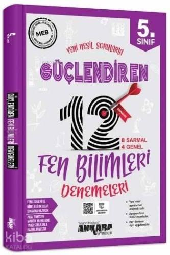 Ankara Yayınları 5. Sınıf Fen Bilimleri Güçlendiren 12 Deneme ​Ankara 