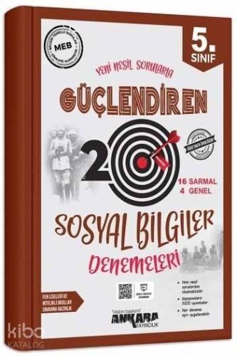 Ankara Yayınları 5. Sınıf Sosyal Bilgiler Güçlendiren 20 Deneme Ankara