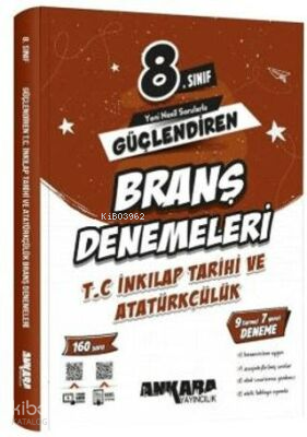 Ankara Yayınları 8.Sınıf Güçlendiren T.C. İnkılap Tarihi ve Atatürkçül