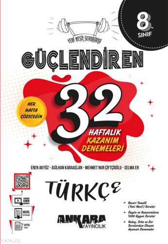 Ankara Yayınları 8.Sınıf Güçlendiren Türkçe