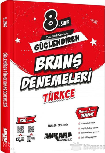 Ankara Yayınları 8.Sınıf Güçlendiren Türkçe | benlikitap.com