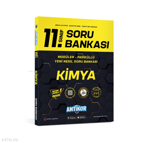 Antikor 11.Sınıf Kimya Soru Bankası | benlikitap.com