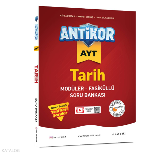 Antikor Ayt Tarih Soru Bankası | benlikitap.com