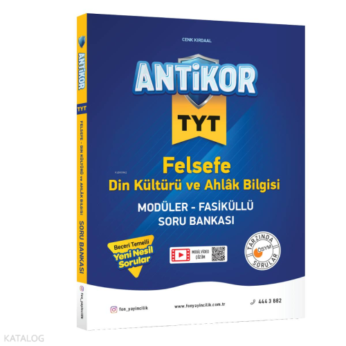 Antikor Tyt Felsefe İle Din Kültürü Soru Bankası | benlikitap.com