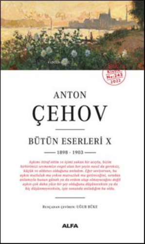 Anton Çehov Bütün Eserleri X 1898-1903 | benlikitap.com