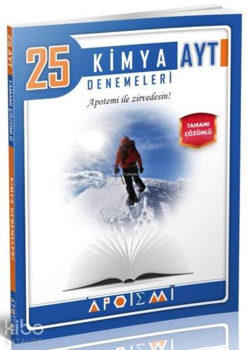 Apotemi AYT Kimya Tamamı Çözümlü 25 Deneme | benlikitap.com