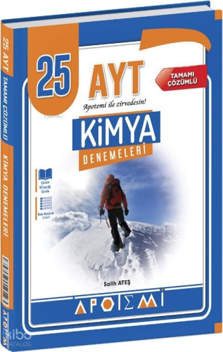 Apotemi Yayınları AYT Kimya 25'li Deneme | benlikitap.com