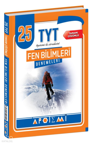 Apotemi Yayınları TYT Fen Bilimleri 25 Deneme | benlikitap.com