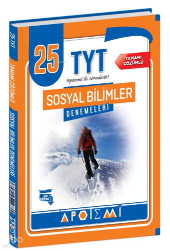 Apotemi Yayınları TYT Sosyal Bilimler 25'li Deneme | benlikitap.com