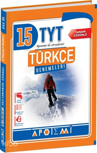 Apotemi Yayınları TYT Türkçe 15 Deneme | benlikitap.com