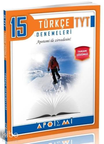 Apotemi Yayınları TYT Türkçe Tamamı Çözümlü 15 Deneme