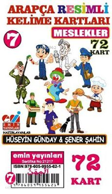 Arapça 07.Meslekler / Resimli Kelime Kartları 72-Kart | benlikitap.com