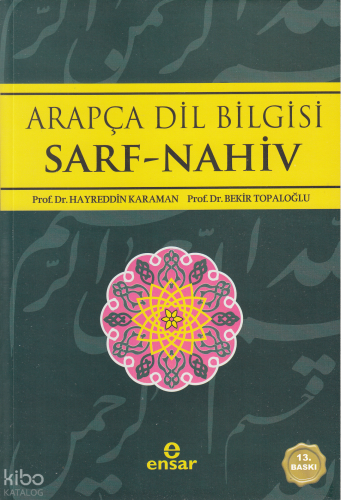 Arapça Dilbilgisi ;Sarf - Nahiv